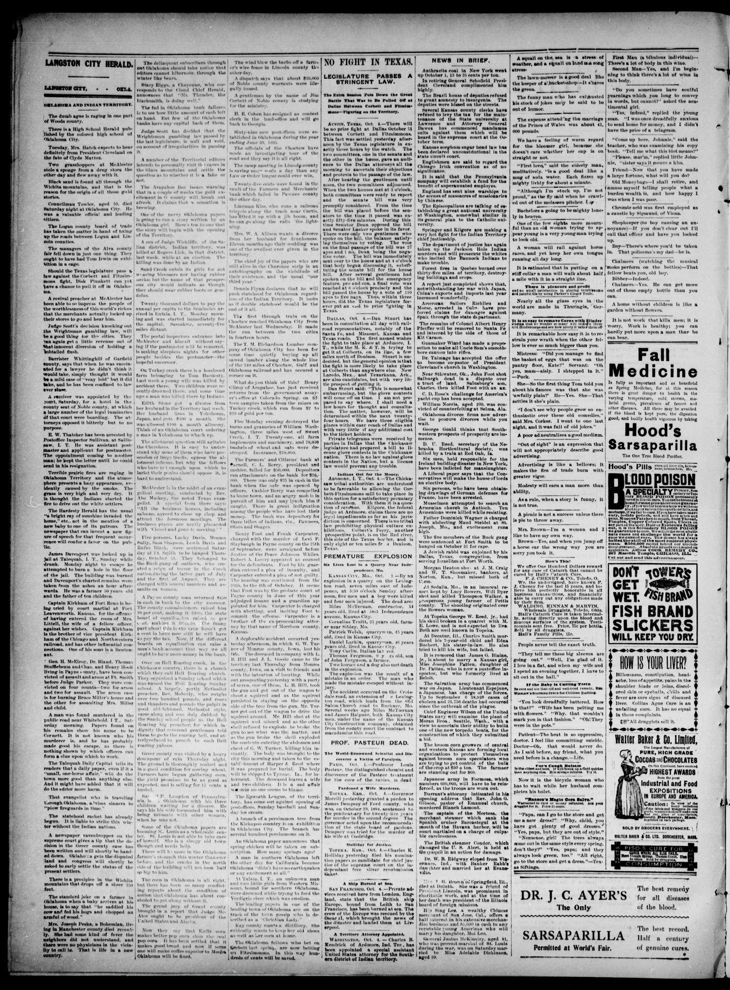 The Langston City Herald. (Langston City, Okla. Terr.), Vol. 5, No. 25, Ed. 1, Saturday, October 12, 1895
                                                
                                                    [Sequence #]: 2 of 4
                                                