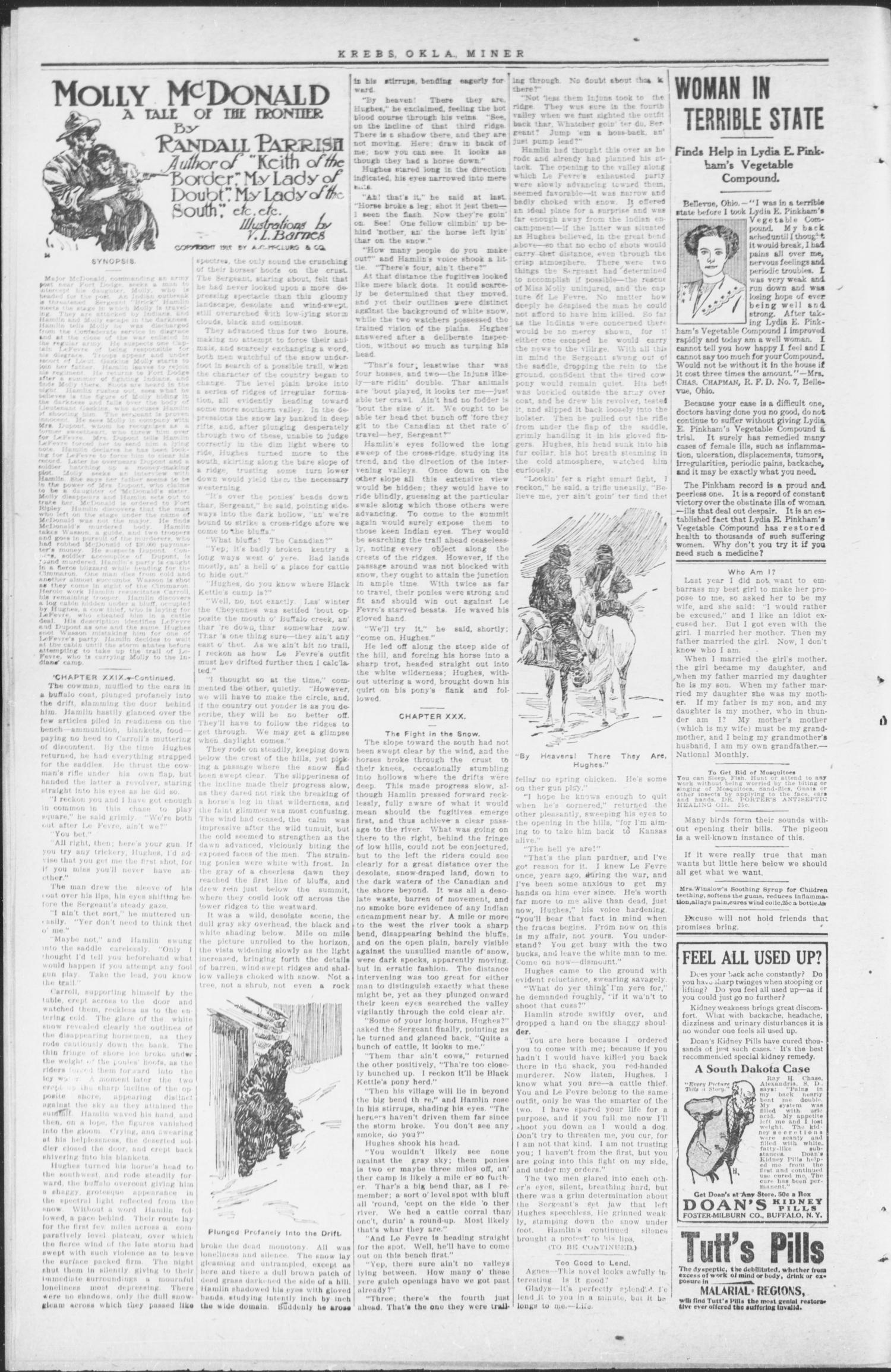 The Oklahoma Miner. (Krebs, Okla.), Vol. 2, No. 27, Ed. 1, Thursday, September 4, 1913
                                                
                                                    [Sequence #]: 4 of 8
                                                