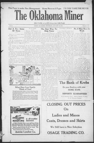 The Oklahoma Miner (Krebs, Okla.), Vol. 10, No. 51, Ed. 1, Thursday, January 19, 1922