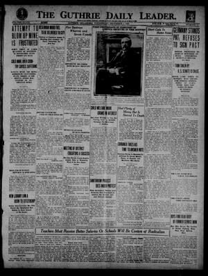 The Guthrie Daily Leader. (Guthrie, Okla.), Vol. 53, No. 81, Ed. 1 Wednesday, December 3, 1919