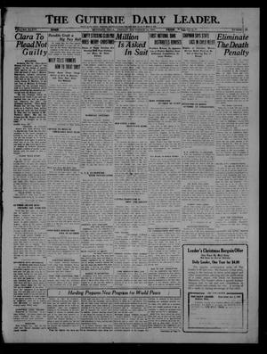 The Guthrie Daily Leader. (Guthrie, Okla.), Vol. 54, No. 93, Ed. 1 Friday, December 24, 1920