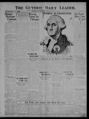 The Guthrie Daily Leader. (Guthrie, Okla.), Vol. 54, No. 141, Ed. 1 Tuesday, February 22, 1921