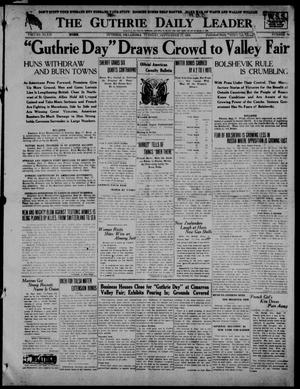 The Guthrie Daily Leader. (Guthrie, Okla.), Vol. 52, No. 34, Ed. 1 Tuesday, September 17, 1918