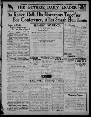 The Guthrie Daily Leader. (Guthrie, Okla.), Vol. 52, No. 54, Ed. 1 Friday, October 11, 1918