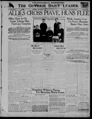 The Guthrie Daily Leader. (Guthrie, Okla.), Vol. 52, No. 68, Ed. 1 Tuesday, October 29, 1918