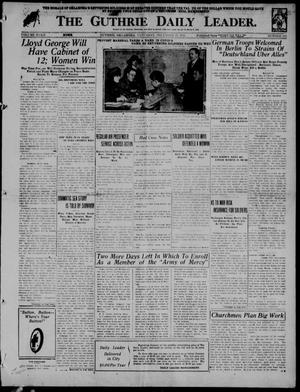 The Guthrie Daily Leader. (Guthrie, Okla.), Vol. 52, No. 111, Ed. 1 Saturday, December 21, 1918