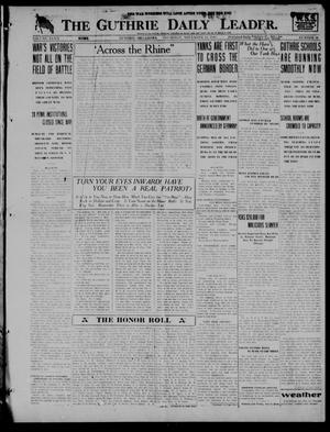 The Guthrie Daily Leader. (Guthrie, Okla.), Vol. 52, No. 81, Ed. 1 Thursday, November 14, 1918
