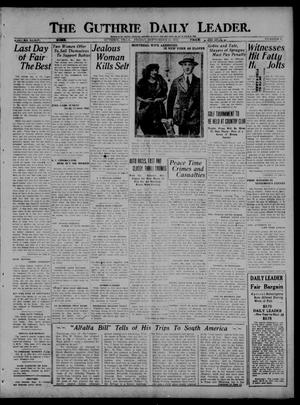 The Guthrie Daily Leader. (Guthrie, Okla.), Vol. 54, No. 8, Ed. 1 Friday, September 23, 1921