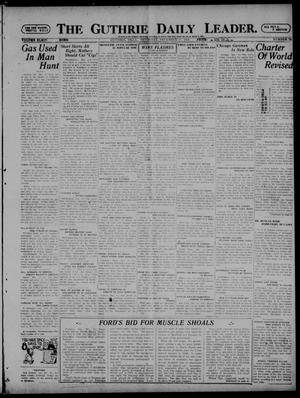 The Guthrie Daily Leader. (Guthrie, Okla.), Vol. 54, No. 78, Ed. 1 Thursday, December 15, 1921