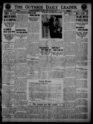 The Guthrie Daily Leader. (Guthrie, Okla.), Vol. 53, No. 25, Ed. 1 Thursday, September 25, 1919