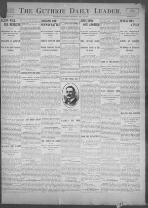 The Guthrie Daily Leader. (Guthrie, Okla.), Vol. 25, No. 103, Ed. 1, Thursday, May 25, 1905