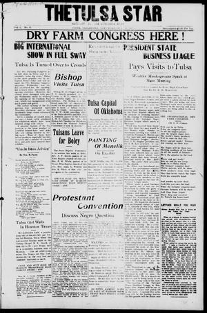 The Tulsa Star (Tulsa, Okla.), Vol. 1, No. 51, Ed. 1, Saturday, October 25, 1913