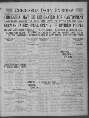 Chickasha Daily Express (Chickasha, Okla.), Vol. 18, No. 223, Ed. 1 Thursday, September 20, 1917