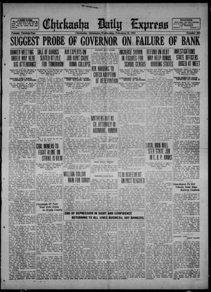 Chickasha Daily Express (Chickasha, Okla.), Vol. 22, No. 263, Ed. 1 Wednesday, February 22, 1922