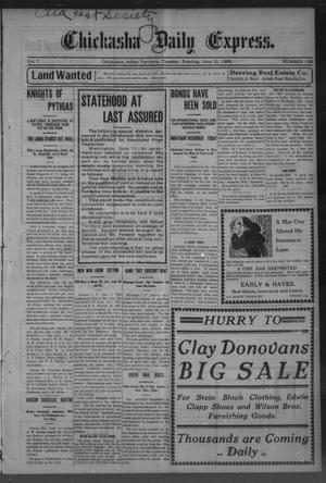 Chickasha Daily Express. (Chickasha, Indian Terr.), Vol. 7, No. 139, Ed. 1 Tuesday, June 12, 1906