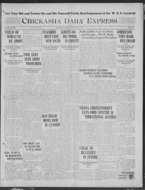 Chickasha Daily Express (Chickasha, Okla.), Vol. 19, No. 138, Ed. 1 Thursday, June 13, 1918