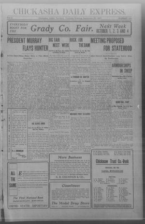 Chickasha Daily Express. (Chickasha, Indian Terr.), Vol. 8, No. 225, Ed. 1 Thursday, September 26, 1907