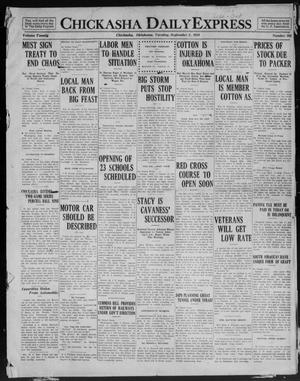 Chickasha Daily Express (Chickasha, Okla.), Vol. 20, No. 208, Ed. 1 Tuesday, September 2, 1919