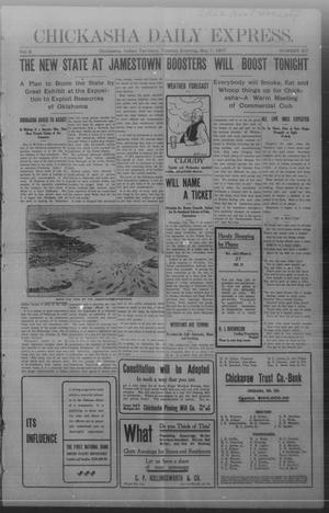 Chickasha Daily Express. (Chickasha, Indian Terr.), Vol. 8, No. 107, Ed. 1 Tuesday, May 7, 1907