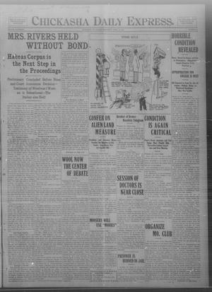 Chickasha Daily Express. (Chickasha, Okla.), Vol. FOURTEEN, No. 91, Ed. 1 Wednesday, April 16, 1913