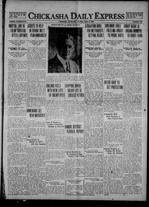 Chickasha Daily Express (Chickasha, Okla.), Vol. 22, No. 132, Ed. 1 Friday, June 3, 1921