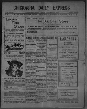 Chickasha Daily Express (Chickasha, Indian Terr.), Vol. 11, No. 224, Ed. 1 Wednesday, September 3, 1902