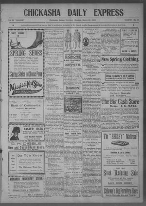 Chickasha Daily Express (Chickasha, Indian Terr.), Vol. 11, No. 69, Ed. 1 Monday, March 23, 1903