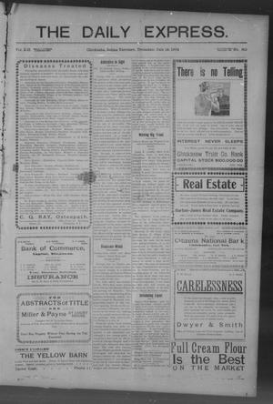 The Daily Express. (Chickasha, Indian Terr.), Vol. 13, No. 162, Ed. 1 Thursday, July 14, 1904