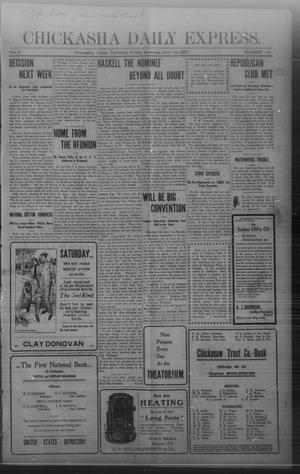 Chickasha Daily Express. (Chickasha, Indian Terr.), Vol. 8, No. 141, Ed. 1 Friday, June 14, 1907