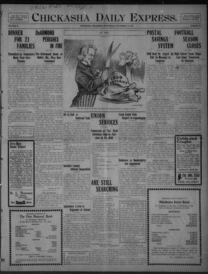 Chickasha Daily Express. (Chickasha, Okla.), Vol. 10, No. 273, Ed. 1 Wednesday, November 24, 1909
