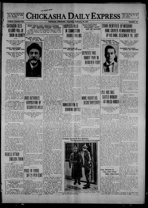Chickasha Daily Express (Chickasha, Okla.), Vol. 22, No. 43, Ed. 1 Saturday, February 19, 1921