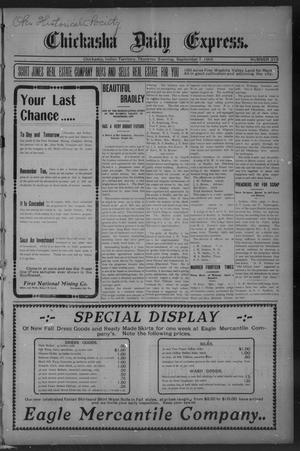 Chickasha Daily Express. (Chickasha, Indian Terr.), No. 213, Ed. 1 Thursday, September 7, 1905