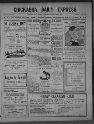 Chickasha Daily Express (Chickasha, Indian Terr.), Vol. 11, No. 167, Ed. 1 Wednesday, July 9, 1902