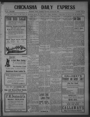 Chickasha Daily Express (Chickasha, Indian Terr.), Vol. 11, No. 18, Ed. 1 Thursday, January 22, 1903