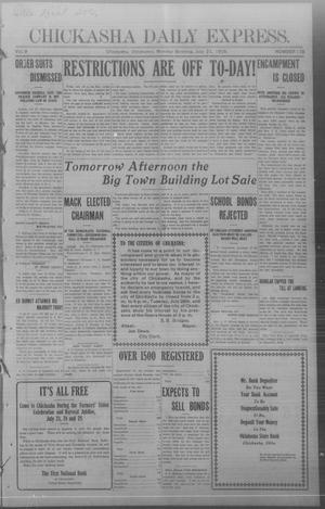 Chickasha Daily Express. (Chickasha, Okla.), Vol. 9, No. 178, Ed. 1 Monday, July 27, 1908
