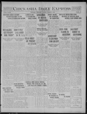 Chickasha Daily Express (Chickasha, Okla.), Vol. 20, No. 18, Ed. 1 Tuesday, January 21, 1919
