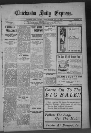 Chickasha Daily Express. (Chickasha, Indian Terr.), Vol. 7, No. 161, Ed. 1 Tuesday, July 10, 1906