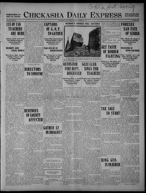 Chickasha Daily Express (Chickasha, Okla.), Vol. SIXTEEN, No. 287, Ed. 1 Friday, October 29, 1915