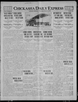 Chickasha Daily Express (Chickasha, Okla.), Vol. 21, No. 251, Ed. 1 Wednesday, October 20, 1920