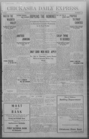 Chickasha Daily Express. (Chickasha, Okla.), Vol. 9, No. 78, Ed. 1 Wednesday, April 1, 1908