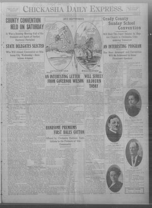 Chickasha Daily Express. (Chickasha, Okla.), Vol. THIRTEEN, No. 203, Ed. 1 Monday, August 26, 1912