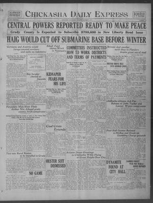 Chickasha Daily Express (Chickasha, Okla.), Vol. 18, No. 239, Ed. 1 Tuesday, October 9, 1917