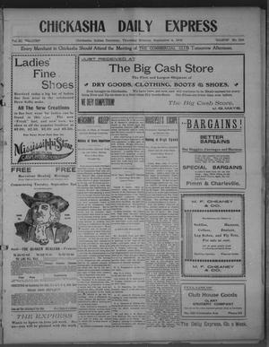Chickasha Daily Express (Chickasha, Indian Terr.), Vol. 11, No. 225, Ed. 1 Thursday, September 4, 1902