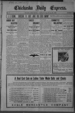 Chickasha Daily Express. (Chickasha, Indian Terr.), Vol. 7, No. 328, Ed. 1 Tuesday, January 23, 1906