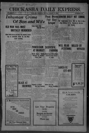 Chickasha Daily Express. (Chickasha, Okla.), Vol. 10, No. 195, Ed. 1 Monday, August 16, 1909