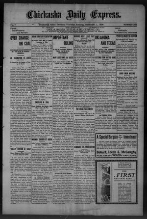 Chickasha Daily Express. (Chickasha, Indian Terr.), Vol. 7, No. 268, Ed. 1 Thursday, November 1, 1906