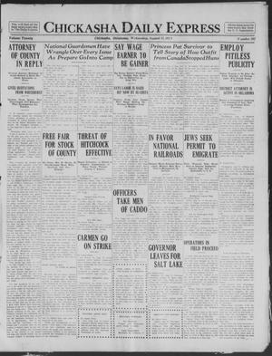 Chickasha Daily Express (Chickasha, Okla.), Vol. 20, No. 192, Ed. 1 Wednesday, August 13, 1919