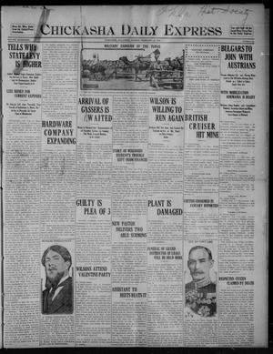 Chickasha Daily Express (Chickasha, Okla.), Vol. SEVENTEEN, No. 38, Ed. 1 Monday, February 14, 1916