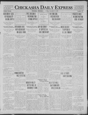 Chickasha Daily Express (Chickasha, Okla.), Vol. 20, No. 277, Ed. 1 Friday, November 21, 1919