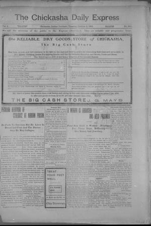 The Chickasha Daily Express. (Chickasha, Indian Terr.), Vol. 2, No. 260, Ed. 1 Tuesday, October 8, 1901